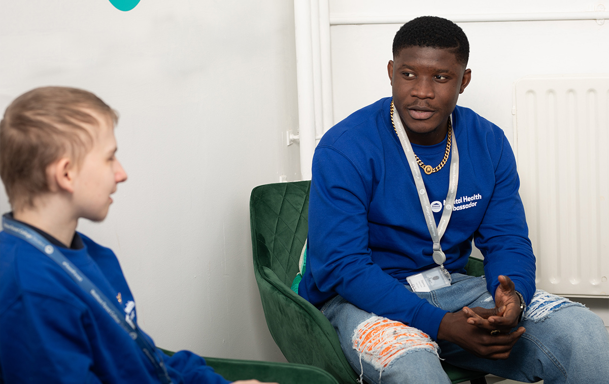 Students talking