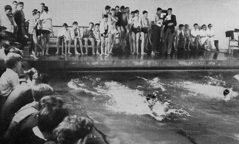 Children in swimming bath, 1944 children in swimming bath south west essex technical college 1944