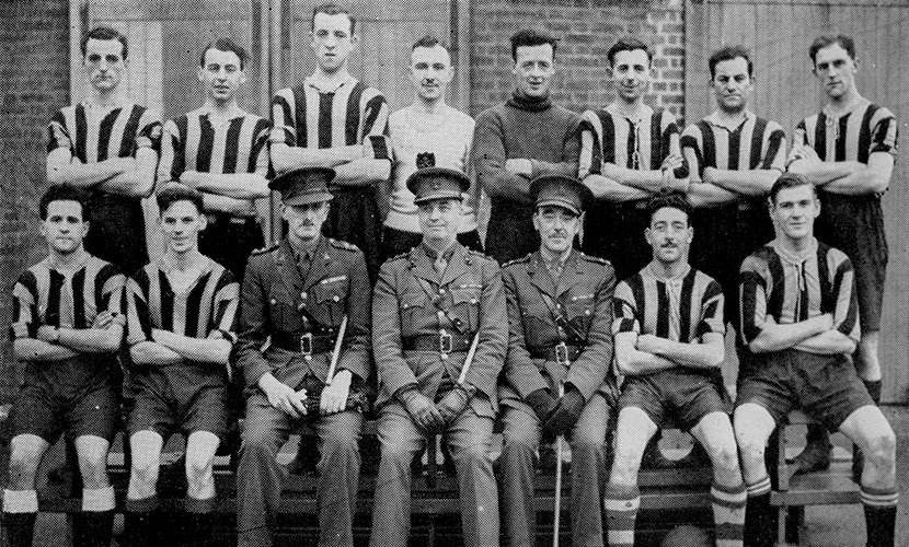 Military football team, 1942 military football team south west essex technical college 1942